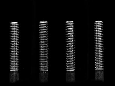 A screw imaged from four sides simultaneously